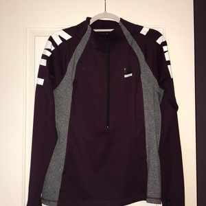 PINK quarter zip. Size large